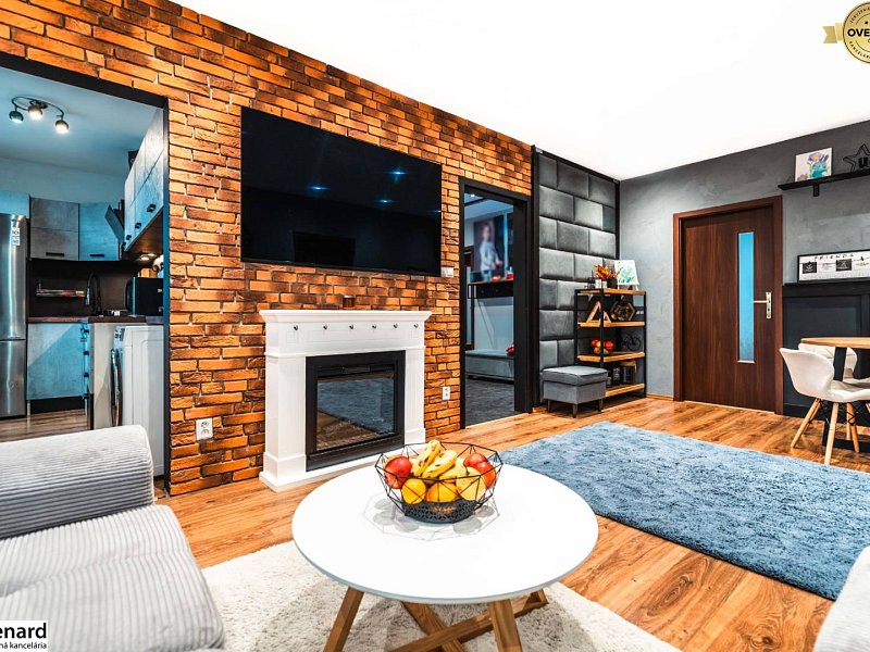 Na predaj štýlový 4 - izb. byt s top výhľadom na Furči