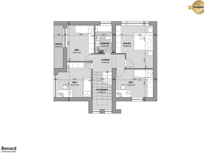 5 IZBOVÝ RODINNÝ DOM, 3 PODLAŽNÝ, POZEMOK 1083m2;REZERVOVANÉ;