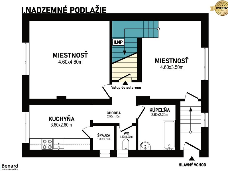 REZERVOVANÉ: Na predaj - rodinný dom v Seniakovciach (10 min. od KE)