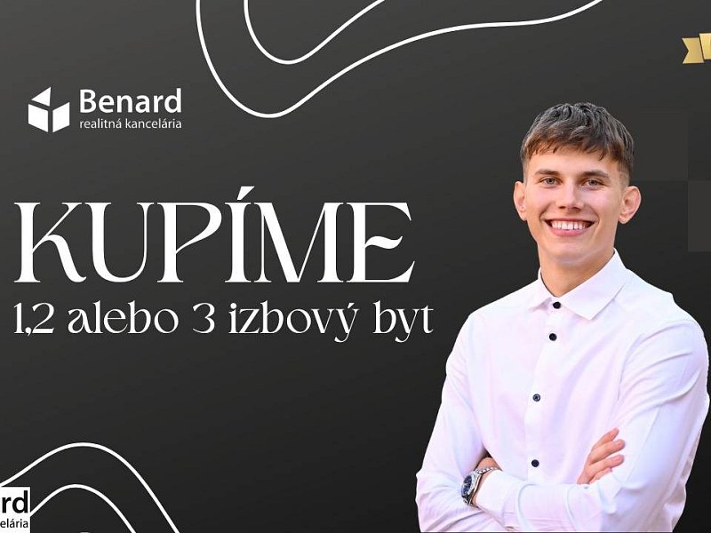 Kúpime 1,2 alebo 3 izb. byt v Košiciach