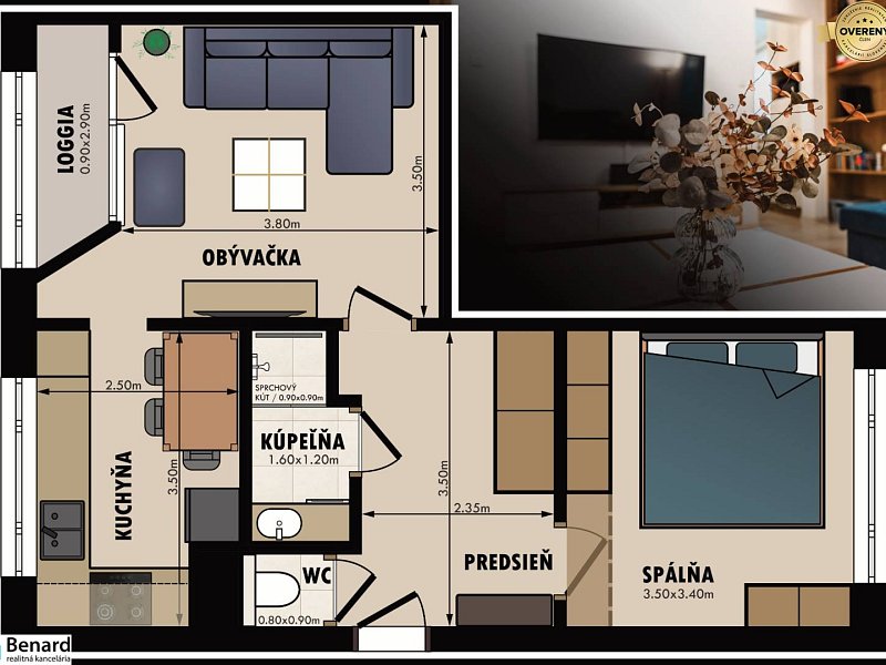 Na predaj krásny 2-izb. byt na obľúbenom sídlisku