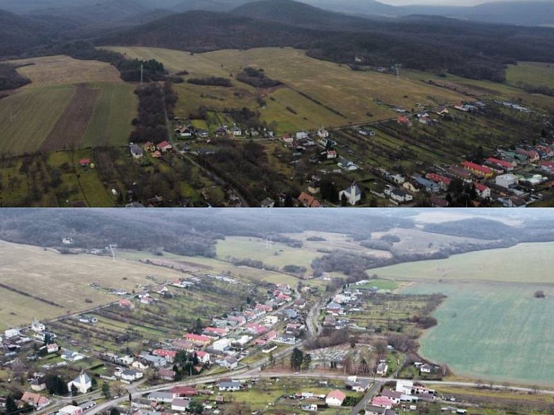 Priestranný stavebný pozemok v obci Kalša, okres Košice-okolie