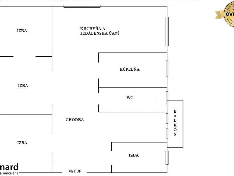 NA PRENÁJOM  3,5 IZ. BYT, PREŠOV, LESÍK DELOSTRELCOV