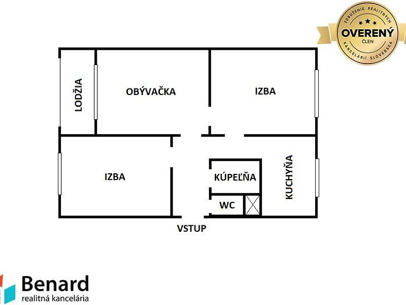 PREŠOV-3 IZBOVÝ BYT,LODŽIA,67m2,SÍDLISKO III.,MATICE SLOVENSKEJ