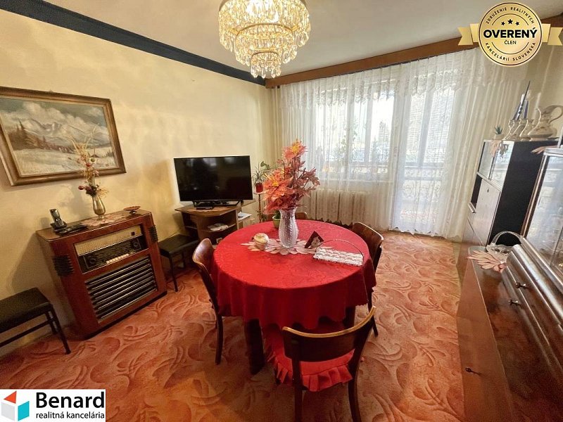 PREŠOV-3 IZBOVÝ BYT,LODŽIA,67m2,SÍDLISKO III.,MATICE SLOVENSKEJ