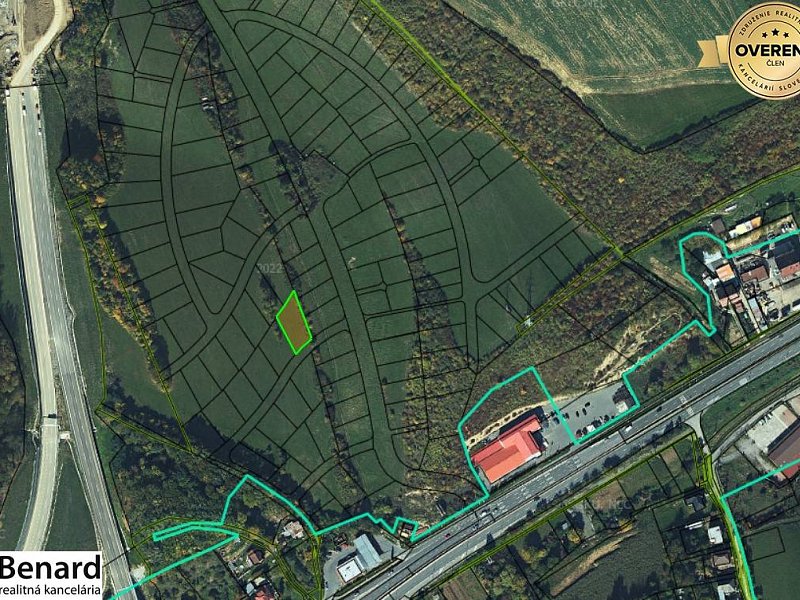 POZEMOK URČENÝ NA IBV, 700 m2, HNEVLIVÁ DOLINA, PREŠOV