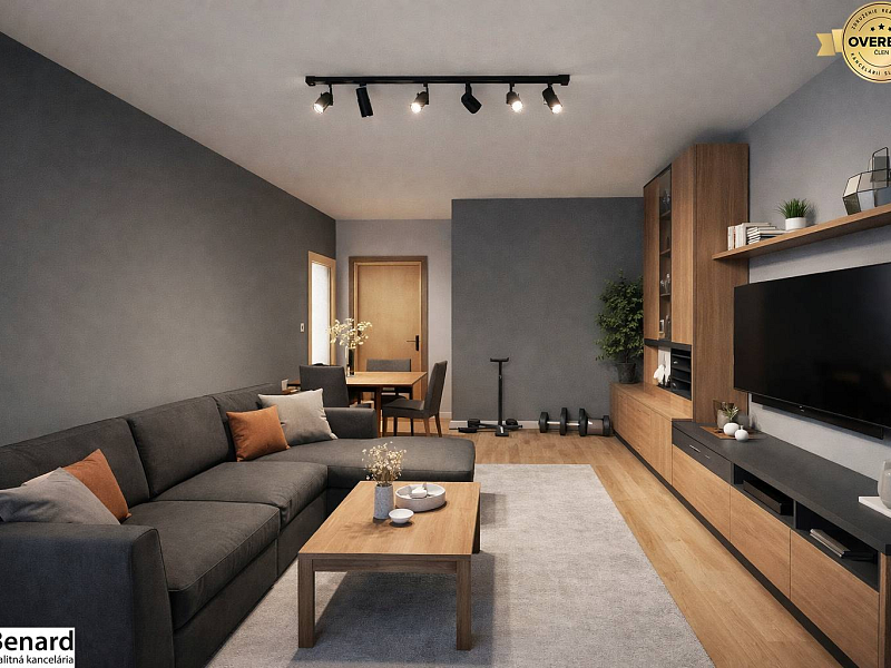 NA PREDAJ 3-IZBOVÝ BYT  S LODŽIOU, 67m2,  OKTÓBROVÁ ul,, PREŠOV