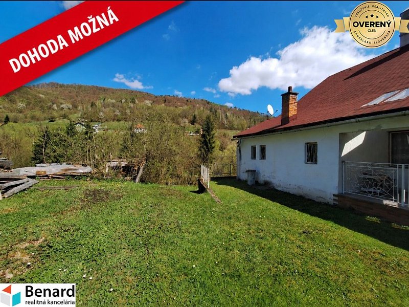 ZĽAVA Z CENY MOŽNA CHALUPA, POZEMOK 15 ÁROV, MARIA HUTA