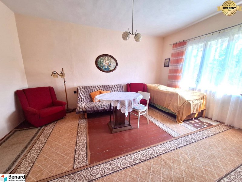 NA PREDAJ CHALUPA/RODINNÝ DOM, POZEMOK 15 ÁROV, GELNICA