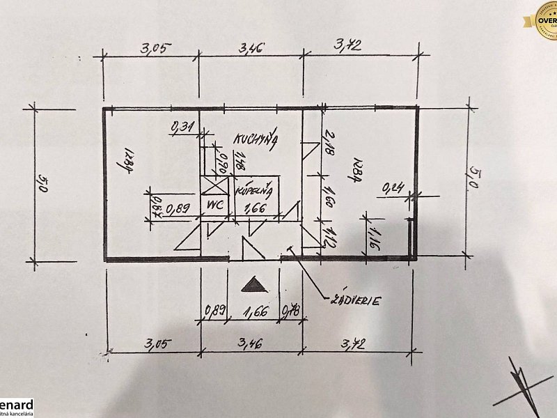 NA PREDAJ SLNEČNÝ 2 izb. byt, ŠIRŠIE CENTRUM s VÝHĽADOM do záhrad. 