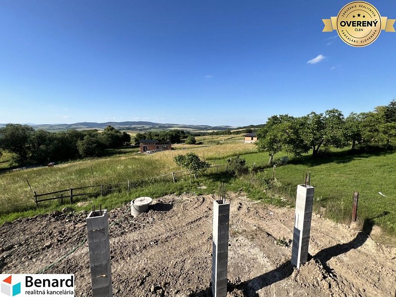 RODINNÝ DOM-NOVOSTAVBA, OKRUŽNÁ PRI PREŠOVE,POZEMOK  620 m2,HOLODOM