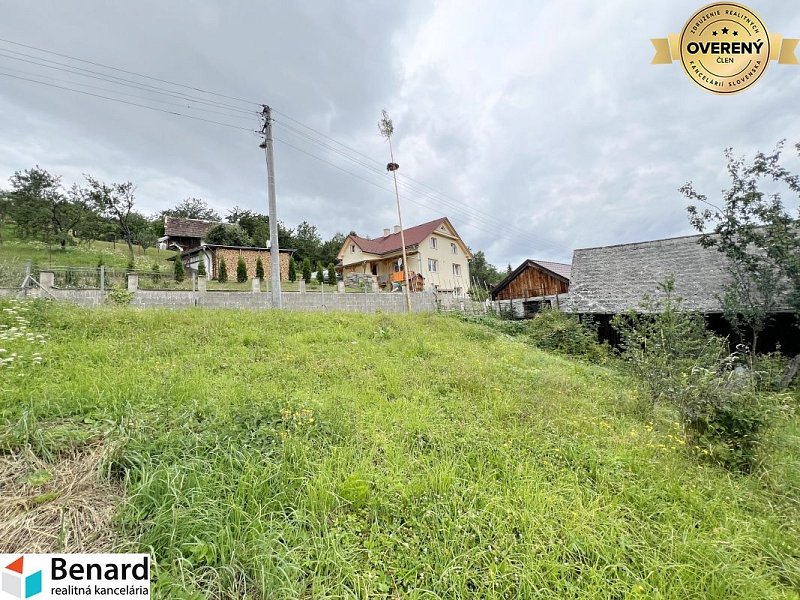POZEMOK NA PREDAJ- ŠTEFANOVCE, 20 KM OD PREŠOVA, CCA 800 M2, 