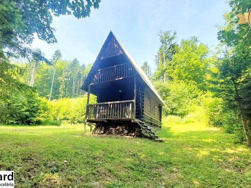 NA PREDAJ pekná CHATKA PRIAMO V LESE .