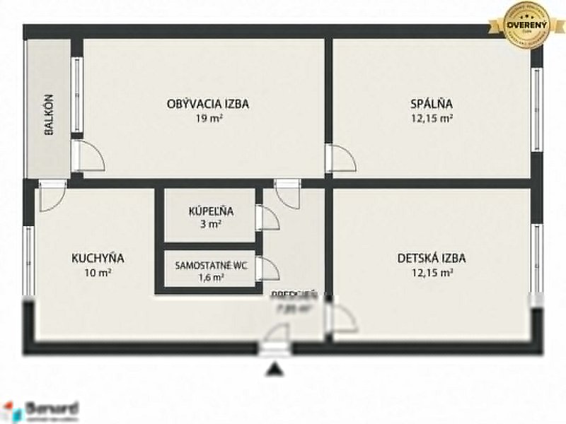 3-izbový byt s výnimočnou polohou v centre Starej Ľubovne