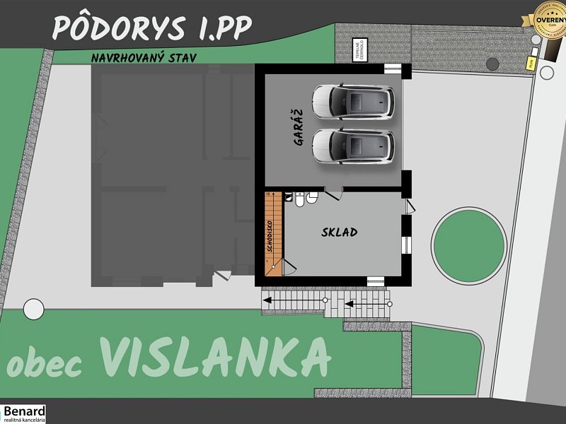 NOVOSTAVBA RODINNÉHO DOMU VO VISLANKE 